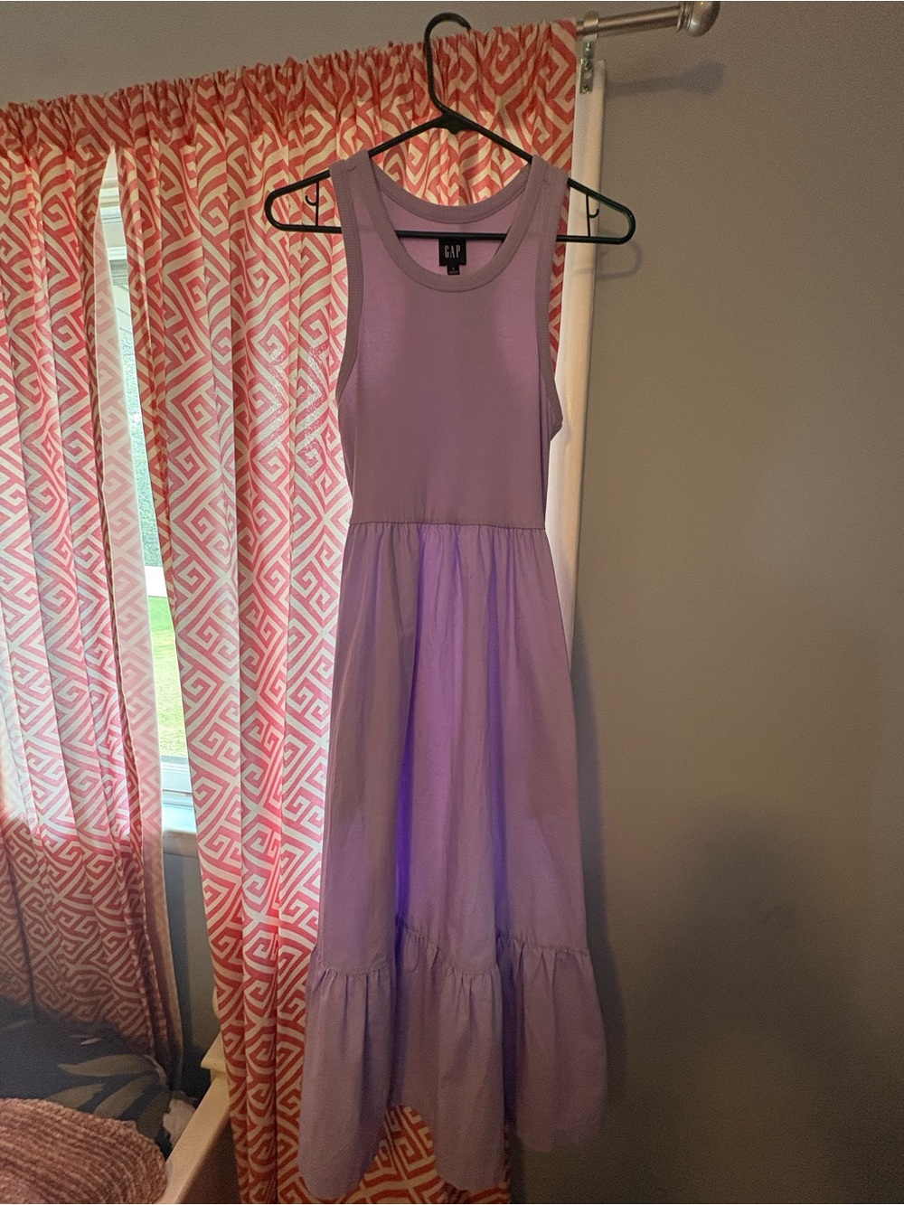 GAP Lavender Sleeveless Tiered Maxi Dress - Light Purple